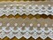 Kitcheniva 2.5" Wide Bright White Floral Embroidered Lace Mesh
